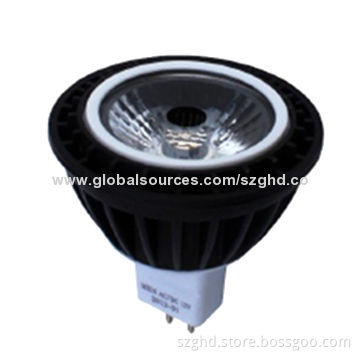 COB Spotlight with 5W Power, MR16, 12V DC Voltage
